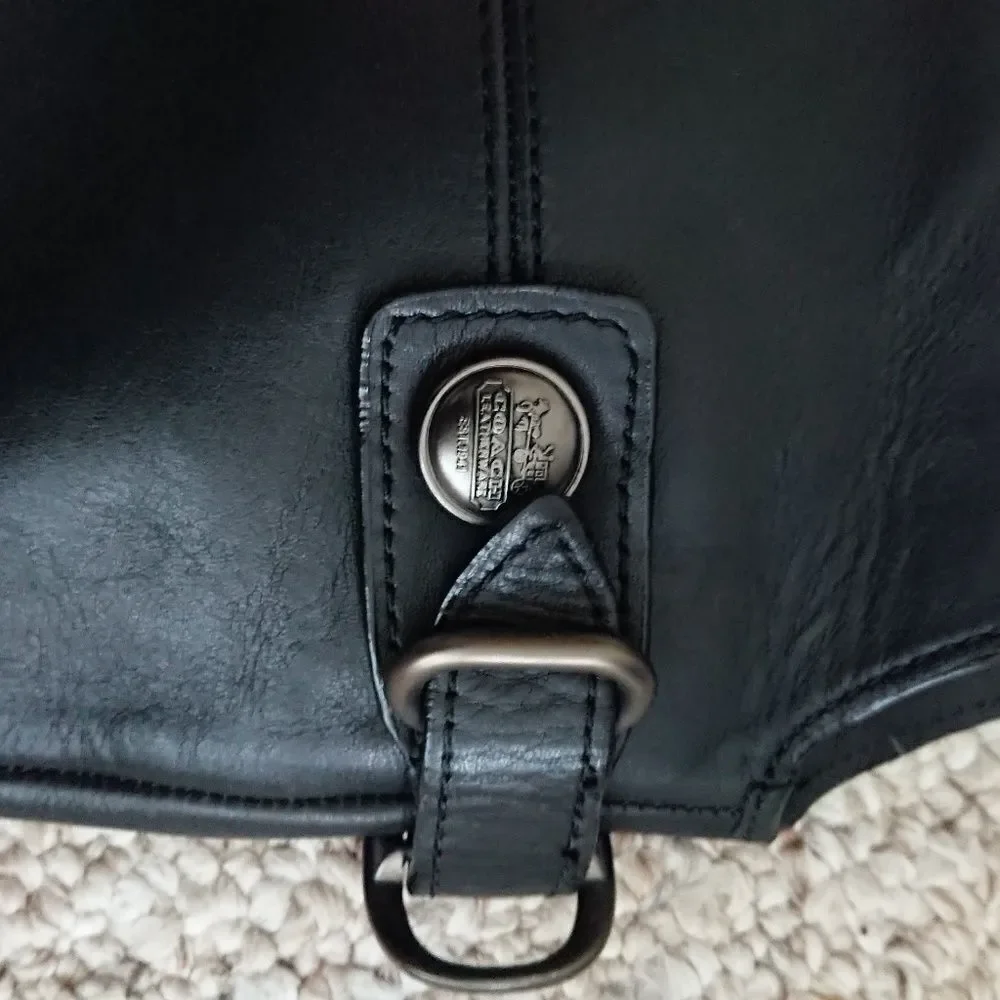 Coach Benita soft leather knee high riding boots size 5.5
